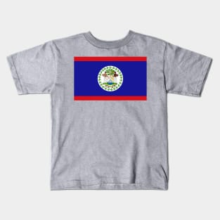 Flag of Belize Kids T-Shirt